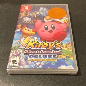 Kirby’s return to dreamland deluxe Nintendo switch video game sealed